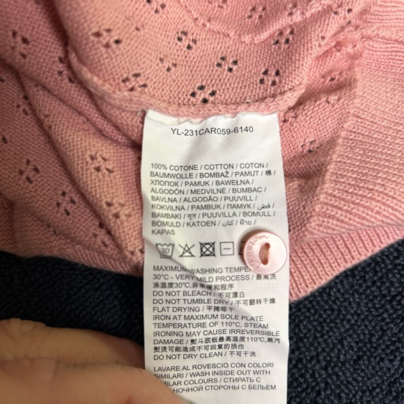 BluKids - Eyelet cardigan - Blush - 18-24 months - Picture 4 of 7